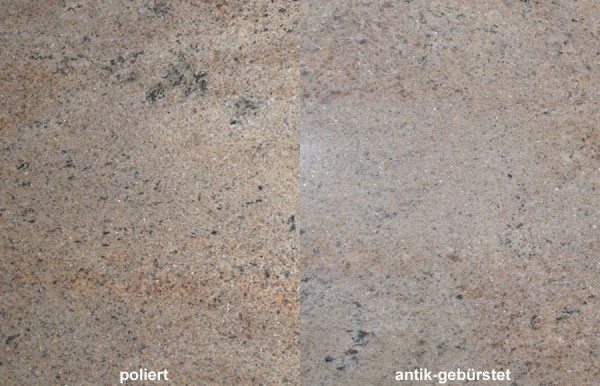 Terrassenplatten Granit Ghibly gebürstet