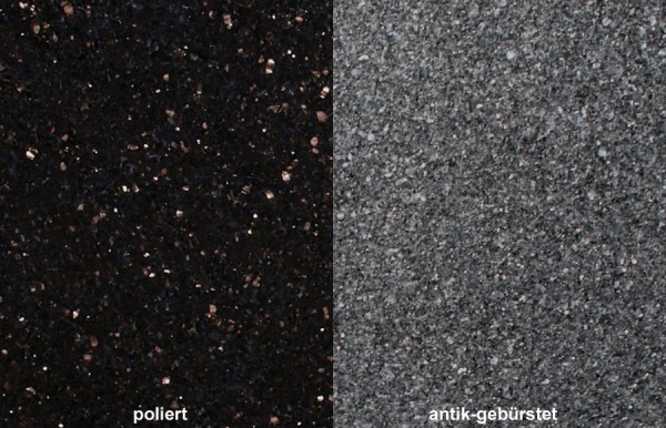 Terrassenplatten Granit Star Galaxy gebürstet