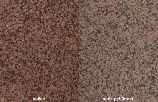 Terrassenplatten Granit Balmoral Rosso 1